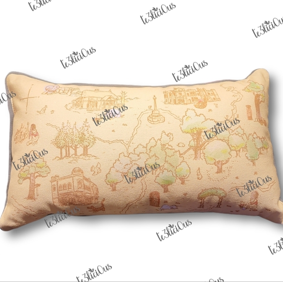 DISNEY PARKS WINNIE THE POOH AND FRIENDS THROW PILLOW - Picture 3 of 5